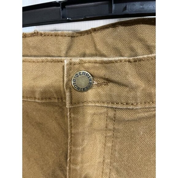 Dickies Men's Jeans 33x32 Brown Denim Carpenter Pants Workwear Straight Leg Mens - Picture 4 of 6